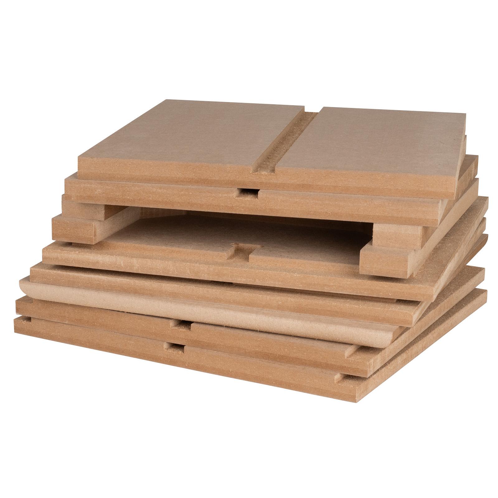 Knock-Down MDF 0.75 ft³ Subwoofer Cabinet for Dayton Audio 8
